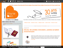 Tablet Screenshot of anniversaire-30.com